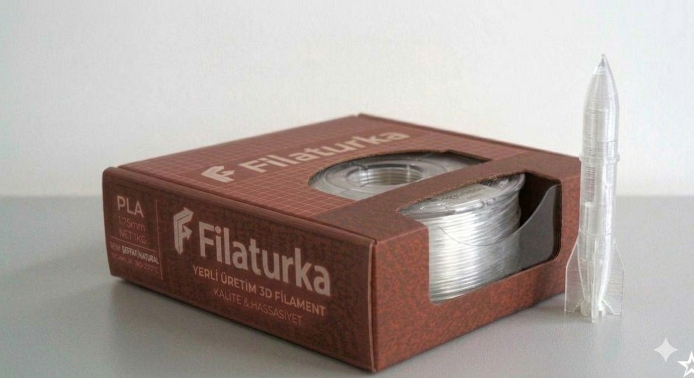 Filaturka PLA Filament - Natural/Şeffaf