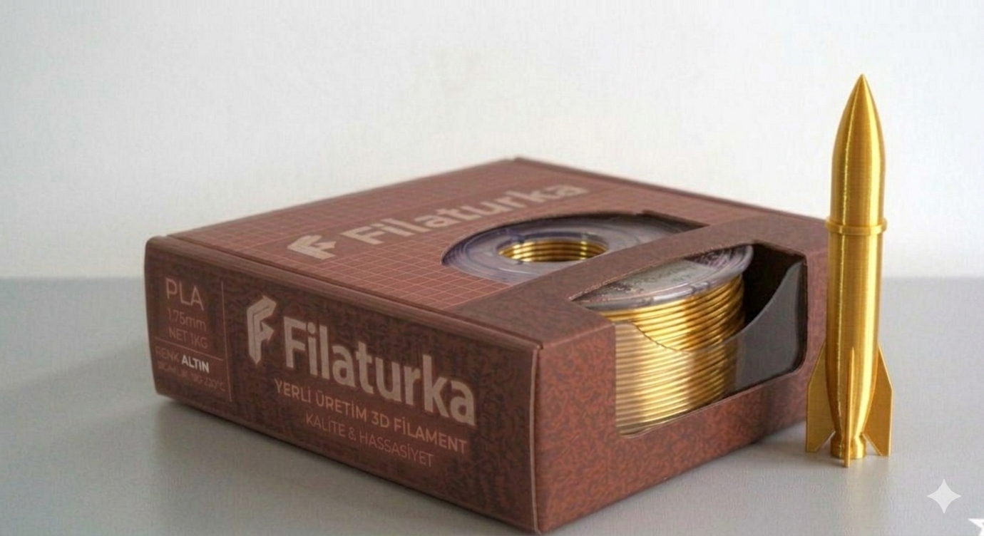 Filaturka PLA Filament - Gold/Altın