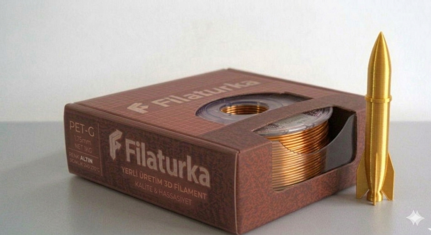 Filaturka PET-G Filament - Gold/Altın Filament